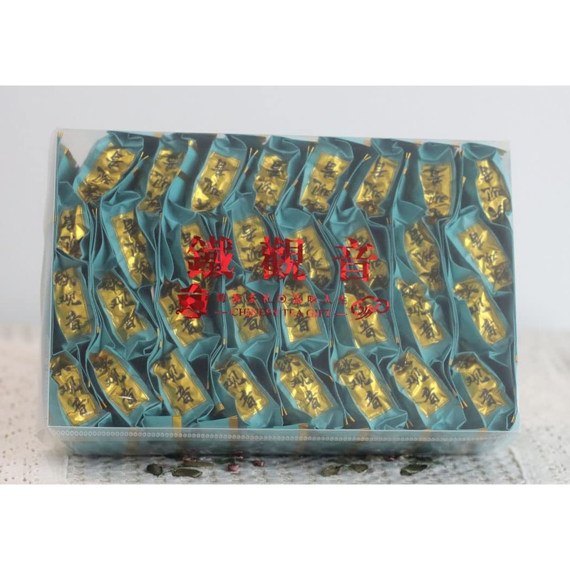 Iron Guanyin Oolong Cha, Chinese Anxi Iron Guanyin Tea, Thick