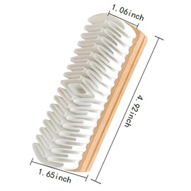 Suede & Nubuck Cleaning Kit by Hard-Wearing Crepe Brush with A Cleaning Eraser,Natural Crepe Wood Brush for Cleaning Shoes, Shoes, Boots, Bags, Clothes and sofasDecontamination Brush