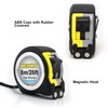 HEIKIO Tape Measure 8M/26FT, Double-sided Metric and Inch Scale with