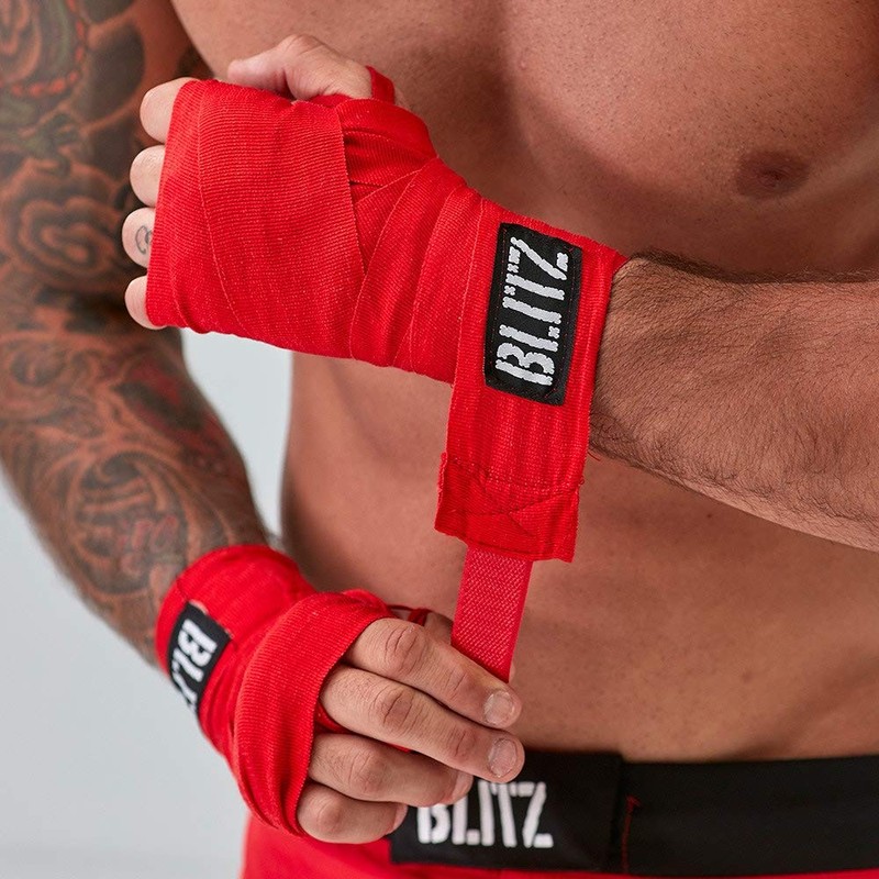 Blitz Hand Wraps - White - 120 Inch