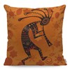 WONDERTIFY Kokopelli Ethnic African Fertility God of Fertility Decorative Throw