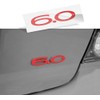 GTO 6.0 Badge Overlay Decal- Reflective RED