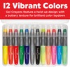 Faber-Castell Gel Crayons - 12 Vibrant Colors In Durable Storage
