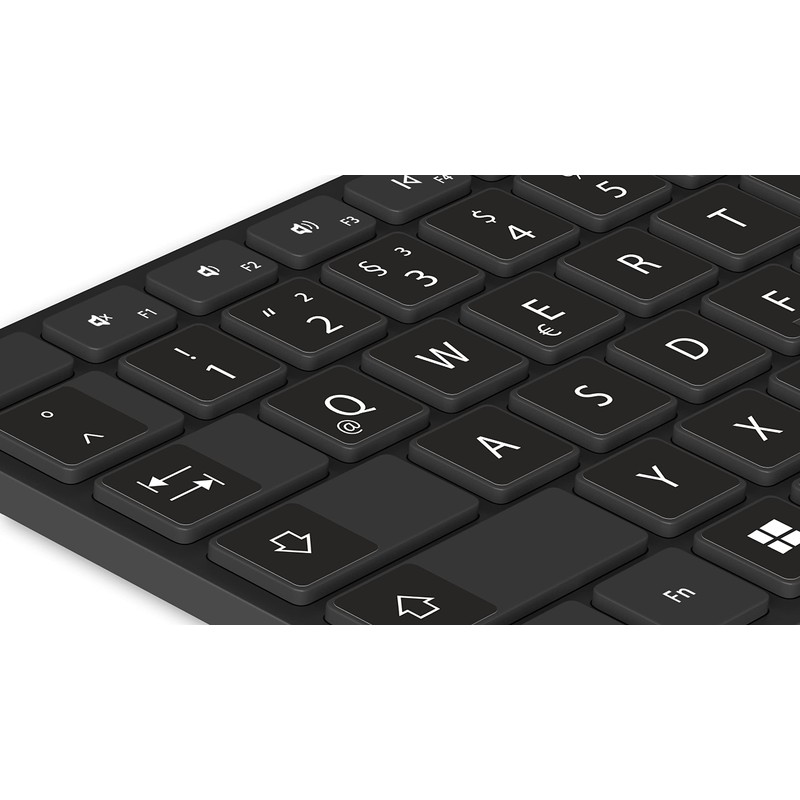 Lacerto® 14 x 14 mm German Sticker Set for PC