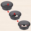 10PCS Desk Grommet, Table Cable Grommet 60mm with Hole Saw,
