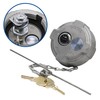 FIQAPJ 2 3/8" Locking Diesel Fuel Cap Compatible with 2002