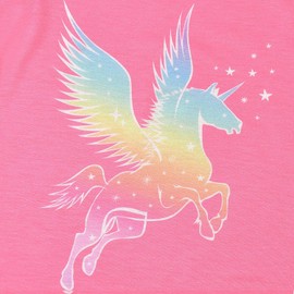 Matching 18 inch Dolls&Girls Pjs Sets Red Unicorn Pajamas Kids Sleepwear 3t 4t