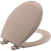 Bemis 500EC 068 Molded Wood Round Toilet Seat with Easy