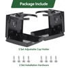 2pcs Foldable Cup Holder Adjustable Wall Mounted Cup Holder 60-100MM