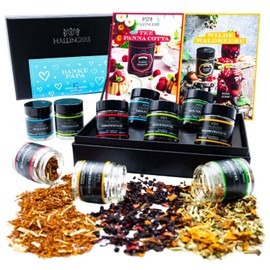 Hallingers Danke Papa - Father's Day Gift 5 Types Tea Gift Set with Box Vegan for Father's Day for Dad Father Grandpa (Set) - Fill Advent Calendar Novelties & Advent Calendar | Get Well Anniversary