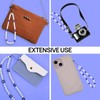 Deilonie 2PCS Beaded Phone Strap, Beaded Phone Charms, Phone Strap