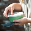 Connect Bowl 0.4 Bowl 400 ml with Lid Natural Leaf