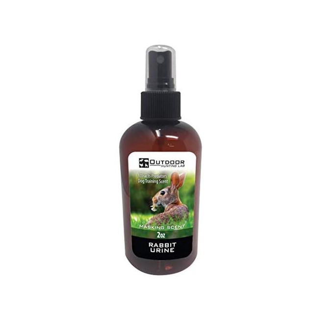 Outdoor Hunting Lab Rabbit Urine for Coyote Hunting, Coyote Lure for Trapping, Scent Killer for Hunting Deer, Rabbit Scent Training for Dogs, Powerful Hunting Gear (1 Bottle of 2 oz)