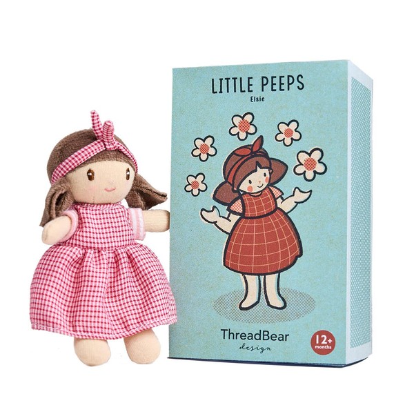 ThreadBear Toys & Gifts Little Peeps Elsie Doll - Soft Doll With Gift Box For Children