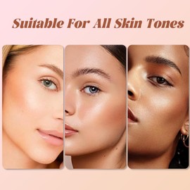 3-in-1 Bronzer, Blush & Contour Stick – Multi-Use Cream Makeup Stick for Cheeks, Lips & Eyes, Long-Lasting, Smooth & Blendable, Brown Tone, Shimmer Glow Blusher for Natural Radiance