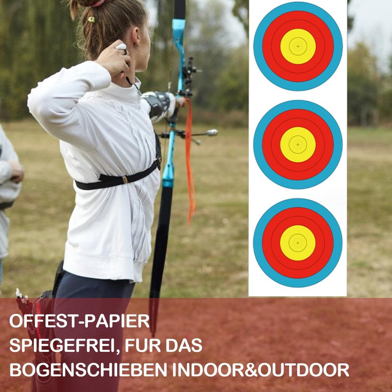 Nizirioo Target Archery Pads: 40 Sheets 68 x 22 cm