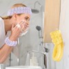 CERETIA Face Wash Headband and Wristband Set of 2, Purple