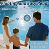 Floating Pool Thermometer Easy Read - No Battery Needed, IPX6