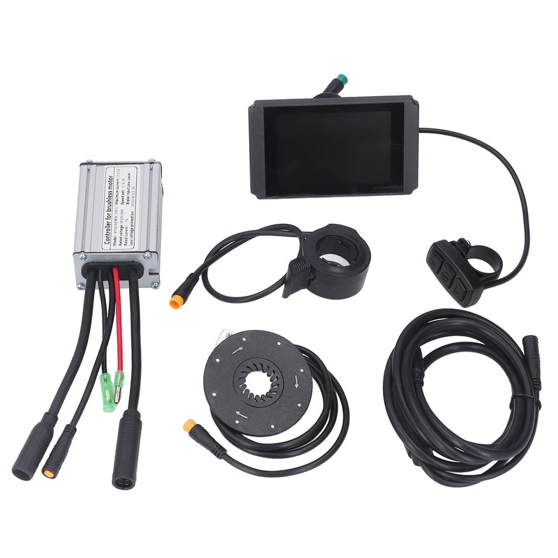 15A Electric Bike Controller Kit Waterproof LCD8H Meter Bicycle Conversion