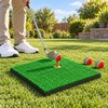 Artificial Turf Golf Hitting Mat for Swing & Chipping Practice
