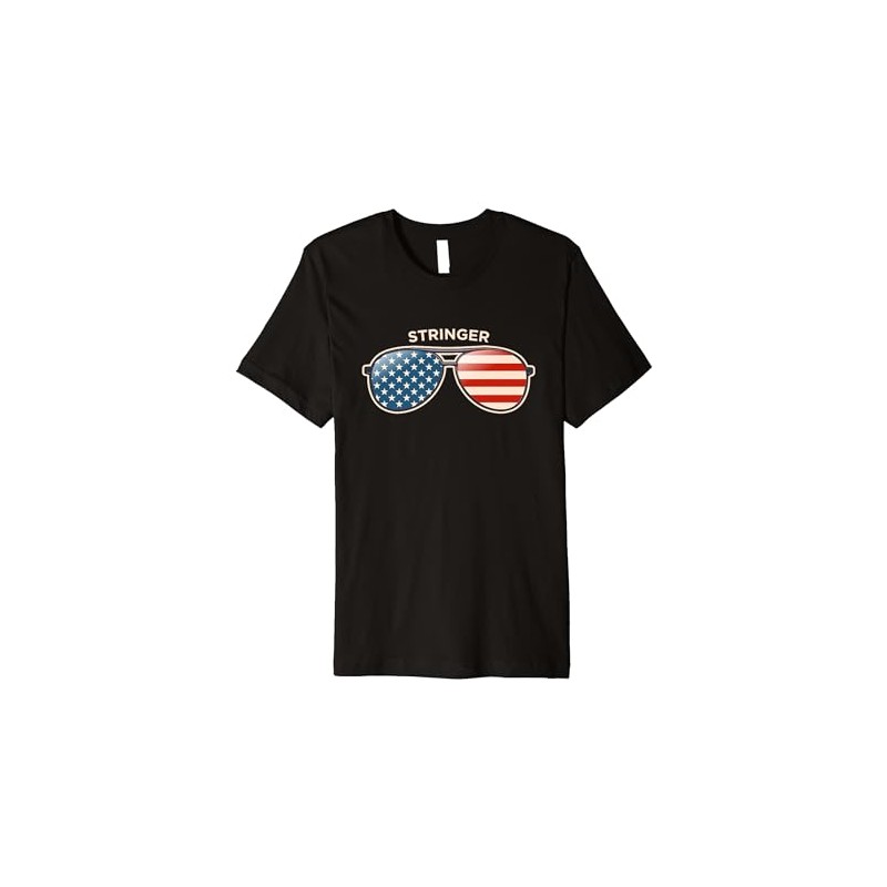 Stringer, MS Vintage US Flag Sunglasses Premium T-Shirt
