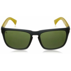 Electric Visual Knoxville Sunglasses Mod Black Amber Melanin Grey Lens Italy