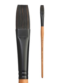 Princeton Catalyst, Series 6400, Long-Handle Synthetic Polytip Bristle Paint Brush, Flat, 10