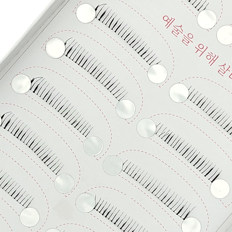 Lower Eyelashes, 10 Pairs of Eyelashes, Popular, Transparent Axis, Lower
