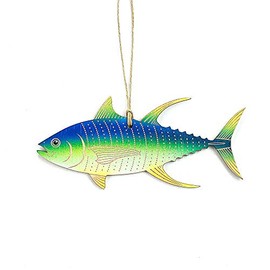 Yellowfin Tuna Christmas Ornament