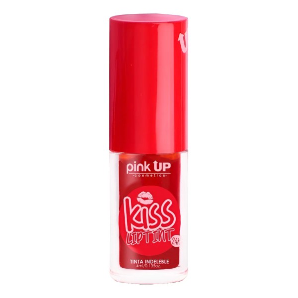 Pink Up, Kiss Lip Tint, Larga Duración, Color Intenso