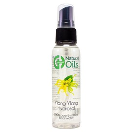 Ylang Ylang Hydrosol - 2 fl oz Plastic Bottle w/Black Spray Cap - 100% Natural - GreenHealth