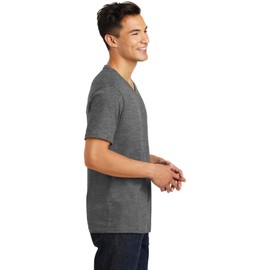 District Made Mens Perfect Weight V-Neck Tee. DT1170