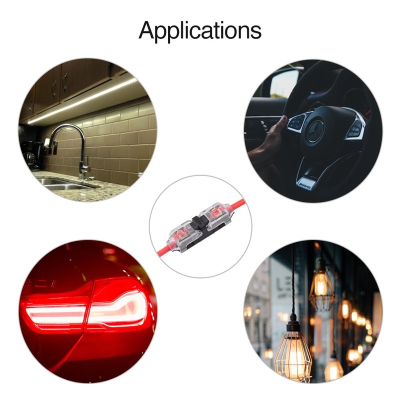 Low Voltage Wire Connectors, Solderless Wire Tap Connectors (2 Way