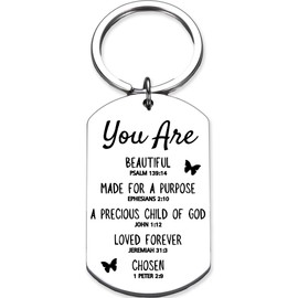 Christian Keychain, Inspirational Christian Gifts For Women Faith, Bible Verse Gifts, Religious Gifts For Women Catholic, Spiritual Gifts For Women, Gift Ready