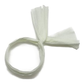 [Machida Suten] (100 Pieces) P Roll (Pea Roll) Wrapping Materials for Gift Wiring Fasteners (2 Off White)
