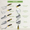 BLOSTM Gardening Tools Set 5 PCS - Heavy Duty Garden