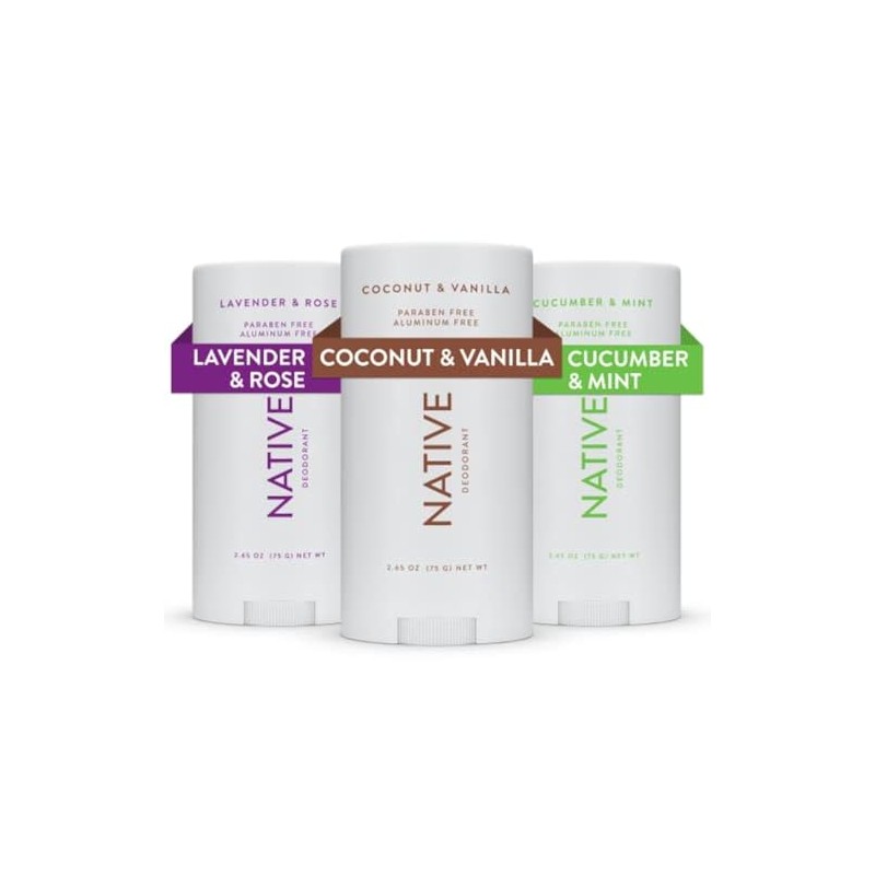 Native Desodorante – Desodorante natural – Paquete de 3, Classic,