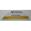 Gateway E-2610 Applications Drivers disc
