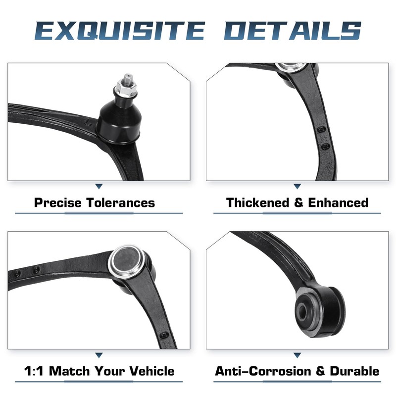 2WD 4WD Front Upper Control Arms with Lower Ball Joints