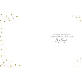 Piccadilly Greetings Wedding Card, Mrs & Mrs Congratulations - 8 x 6 inches