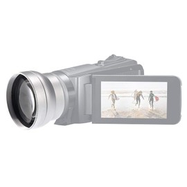 Wide Angle Lens for Canon Vixia HF W10 & Canon Vixia HF W11 (0.5X)