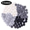 WYSWYG 1040PCS Building Bricks Dots-Black and White Round Plates with