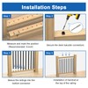 CKE 26" Square Deck Balusters, 30 Packs Black Aluminum Deck