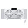 BEYOND BREEZE Twin Window Fan with Reversible Airflow and Intruder