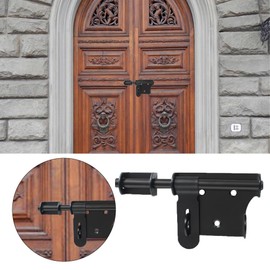 1 Pcs Stainless Steel Sliding Door Lock Gate Latch Bolt Lock Gate Bolt Garden Gate Lock for Doors Gates Garage Wooden Gates Heavy Duty