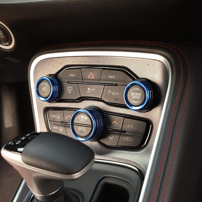 Keptrim AC Knobs Air Conditioner Switch Button for 2015-2020 Dodge