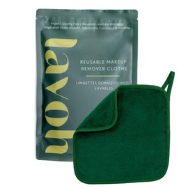 The Classic Facecloth by LAVOH | Reusable Makeup Remover Cloth/Microfiber Face Cloth | Gentle on All Skin Types | Add Just Water | Tough on All Makeup | Lash Extension Safe| Single Pack - 8x8 inches