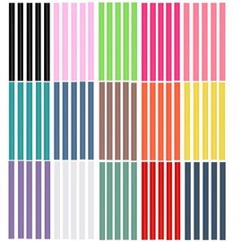 Colored Hot Glue Sticks for Mini Glue Gun 75 pcs 7mm 100mm 15 Colors Solid Color Hot Glue Sticks