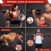 Lawuto Juego de mancuernas Lawuto barra recta ejercicio kit ajustables