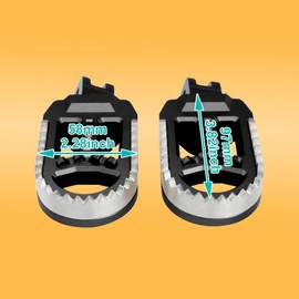 REARACE Motorcycle Bike Foot Pegs, Fit for Husqvarna Vitpilen/Svartpilen 401/701 18-24, Svartpilen 250 20-24, 125/200 21-24, Stainless + Rubber Wide Fat Footrest Motorcycle Larger Foot Pedals (Black)